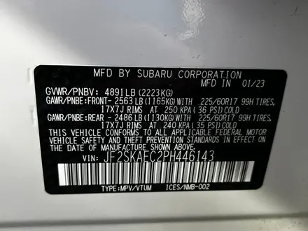 Subaru Forester 2023 года за 13 500 000 тг. в Алматы – фото 19