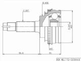 Шрус наружный, граната наружная за 23 700 тг. в Шымкент