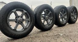 R 17 диски techline ширина 7.5j et 30. С резиной 265-65-17 Bridgestone.for220 000 тг. в Алматы – фото 4