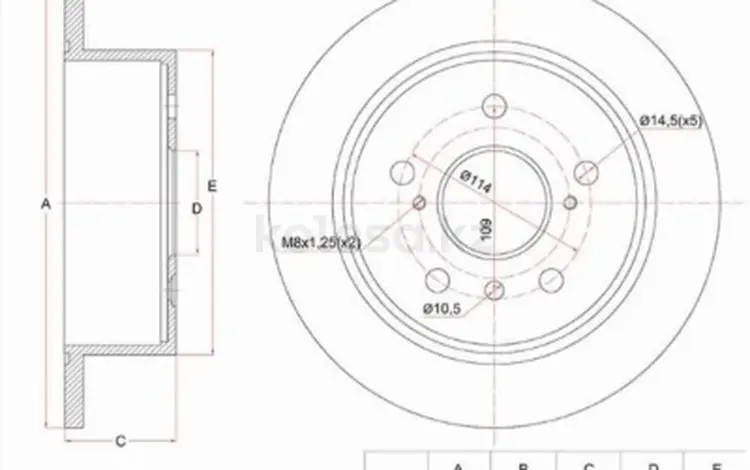Диск тормозной за 9 250 тг. в Алматы