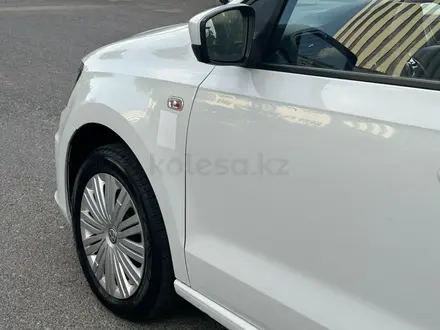 Volkswagen Polo 2017 года за 6 100 000 тг. в Шымкент – фото 10