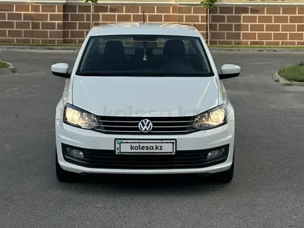 Volkswagen Polo 2017 года за 6 100 000 тг. в Шымкент – фото 12