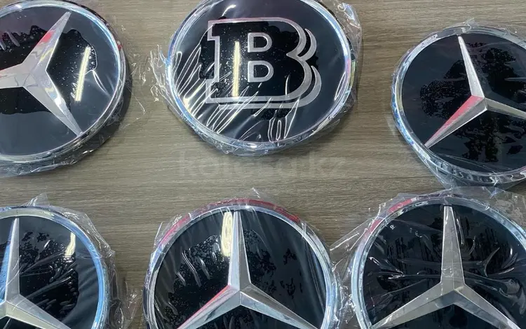 Эмблемы стеклянные значки для Mercedes-Benz G class W463 Brabus за 23 000 тг. в Астана