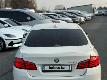 BMW 528 2010 года за 9 200 000 тг. в Алматы – фото 6