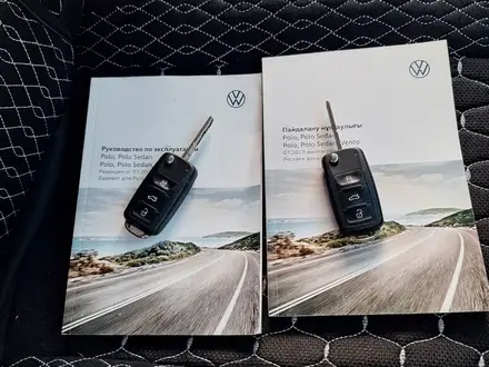 Volkswagen Polo 2020 года за 6 190 000 тг. в Алматы – фото 26