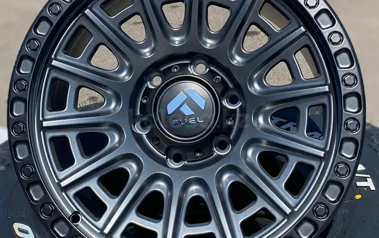 Диски R17 9J 6x139, 7 ET0 ЦО110 Matt Grey + Black lip за 340 000 тг. в Алматы