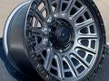 Диски R17 9J 6x139, 7 ET0 ЦО110 Matt Grey + Black lip за 340 000 тг. в Алматы – фото 2