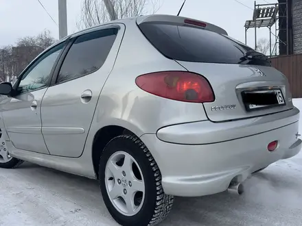 Peugeot 206 2006 года за 3 400 000 тг. в Петропавловск – фото 3