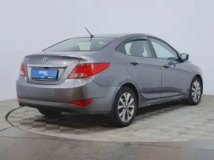 Hyundai Accent 2015 года за 4 590 000 тг. в Астана – фото 5
