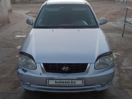 Hyundai Accent 2005 года за 2 900 000 тг. в Жанаозен – фото 12