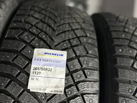 MICHELIN Автошина 265/50 R22 112T XL TL X-ICE NORTH 4 SUV шип. за 300 000 тг. в Астана