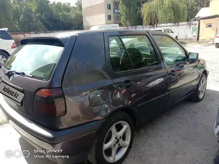 Volkswagen Golf 1993 года за 1 750 000 тг. в Тараз – фото 3