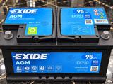 Аккумулятор Exide AGM EK950 95Ah 850A — оригиналүшін75 000 тг. в Алматы