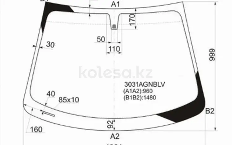 Стекло лобовое CHEVROLET AVEO 4/5D 11-20үшін29 600 тг. в Астана