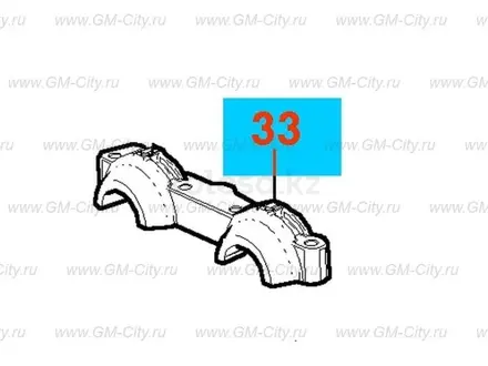 Крышка распредвала передняя (бугель) Chevrolet Cobalt (GM) за 3 500 тг. в Алматы