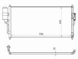 Радиатор кондиционера за 22 150 тг. в Астана