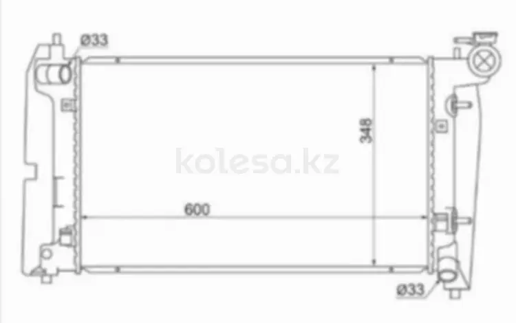 Радиатор Двигателяfor22 150 тг. в Астана