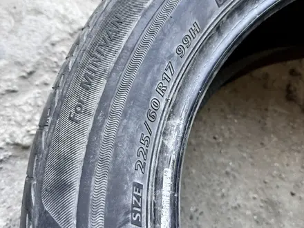 225/60r17 Bridgestone 1шт за 12 500 тг. в Алматы – фото 3