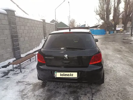 Peugeot 307 2006 года за 1 900 000 тг. в Талдыкорган – фото 4