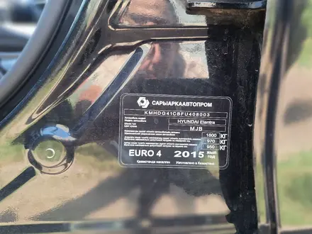 Hyundai Elantra 2015 года за 5 200 000 тг. в Астана – фото 9