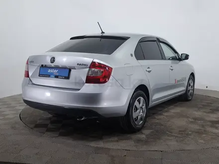 Skoda Rapid 2015 года за 4 490 000 тг. в Астана – фото 5