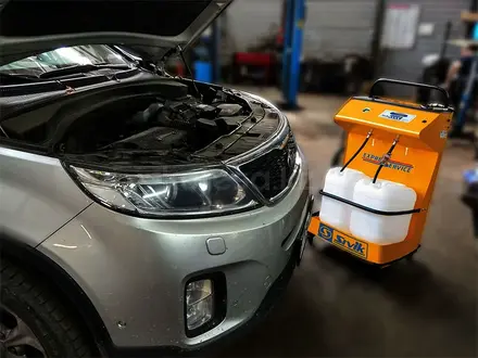 Замена основного радитора охлаждения, кондиционера, термостата Kia, Hyundai в Алматы