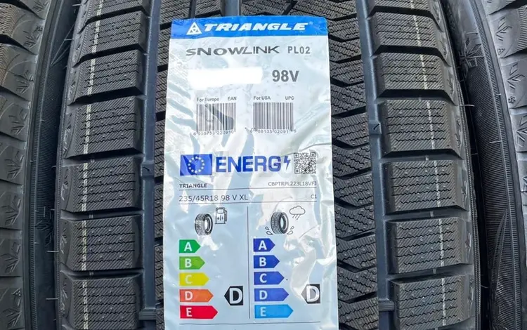 275/45/20 TRIANGLE PL02 Доставка бесплатно Зимние Мягкие Липучки за 45 400 тг. в Алматы