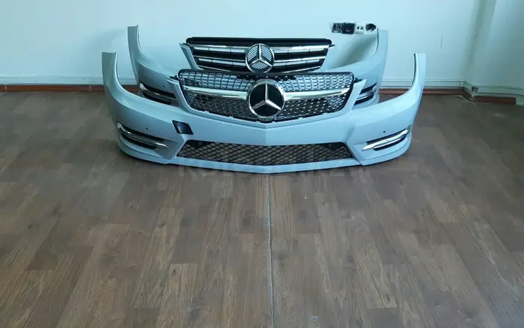Mercedes-benz w204 c-class AMG. Передний бампер в сбореүшін270 000 тг. в Алматы