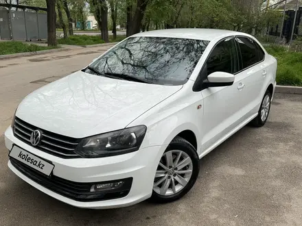 Volkswagen Polo 2018 года за 6 650 000 тг. в Алматы – фото 3