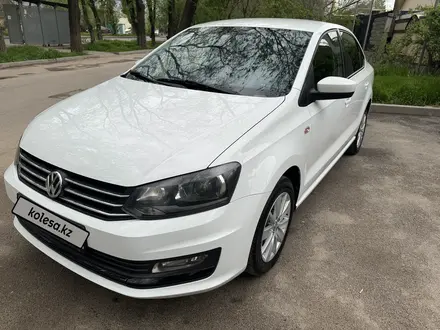 Volkswagen Polo 2018 года за 6 650 000 тг. в Алматы – фото 8