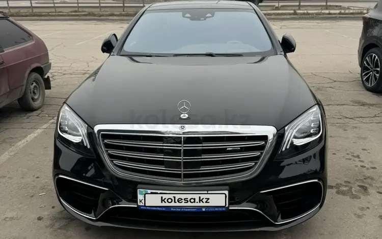 Mercedes-Benz S 63 AMG 2018 годаүшін60 000 000 тг. в Алматы
