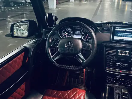 Mercedes-Benz G 63 AMG 2015 года за 43 000 000 тг. в Алматы – фото 13