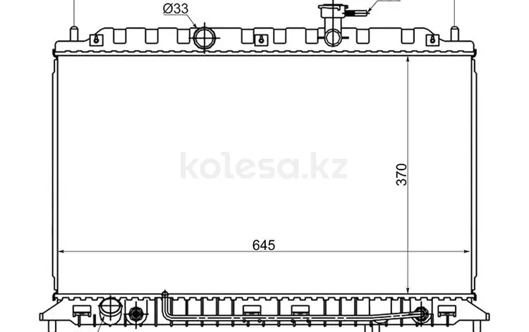 Радиатор охлаждения Kia RIO/Киа Рио 1.4/1.6 05 — за 60 000 тг. в Усть-Каменогорск