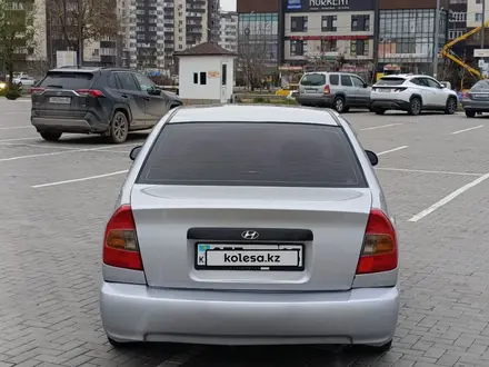 Hyundai Accent 2005 года за 2 650 000 тг. в Алматы – фото 6