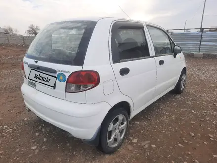 Daewoo Matiz 2012 года за 1 400 000 тг. в Шолаккорган – фото 4