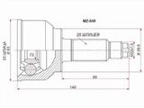 Шрус наружный, граната наружная за 11 700 тг. в Караганда