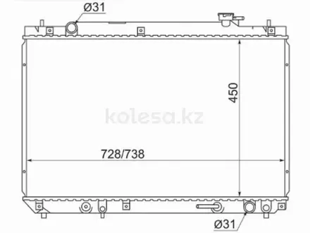 Радиатор за 27 150 тг. в Алматы