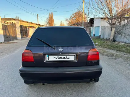 Volkswagen Golf 1992 года за 1 800 000 тг. в Тараз – фото 7