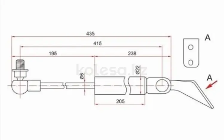 Амортизатор крышки багажникаүшін4 050 тг. в Алматы