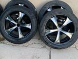 Диски от бмв 5 есть 2 комплекта с летними шинами обмен варианта есть за 125 000 тг. в Шымкент