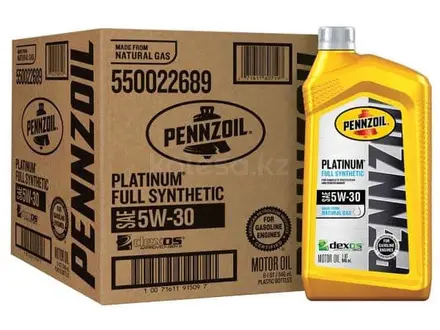 Моторное масло PENNZOIL 5w30 Platinum синтетика 1L США за 6 000 тг. в Алматы – фото 3