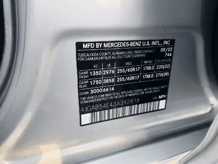 Mercedes-Benz ML 320 2002 года за 4 500 000 тг. в Петропавловск – фото 9
