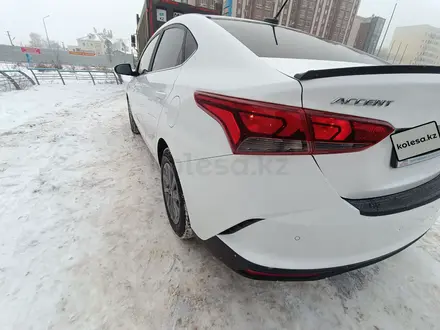 Hyundai Accent 2021 года за 8 500 000 тг. в Астана – фото 7