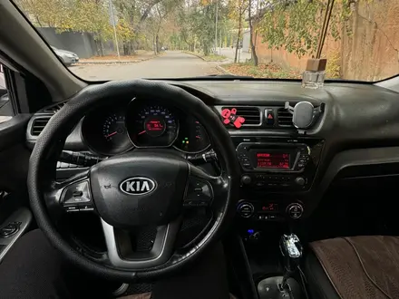 Kia Rio 2013 года за 5 250 000 тг. в Алматы – фото 7