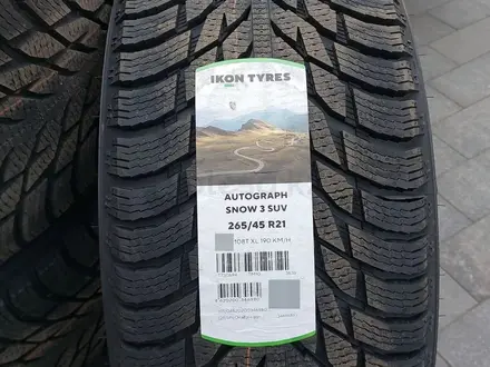 Ikon Tyres Autograph Snow 3 SUV 265/45 R21 108 Имеется диски одной раз за 170 000 тг. в Алматы – фото 2