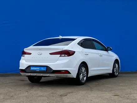 Hyundai Elantra 2019 года за 8 770 000 тг. в Алматы – фото 3
