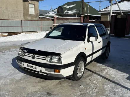 Volkswagen Golf 1993 года за 1 300 000 тг. в Кордай – фото 2