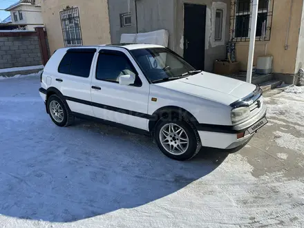 Volkswagen Golf 1993 года за 1 300 000 тг. в Кордай – фото 3