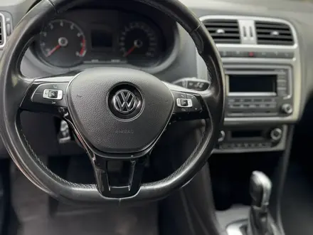 Volkswagen Polo 2018 года за 6 500 000 тг. в Алматы – фото 9