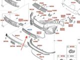 РЕШЕТКА ПЕРЕДНЕГО БАМПЕРА HYUNDAI TUCSON 24 NX4 2024 — 2025 86530N9GA0CA за 48 000 тг. в Алматы